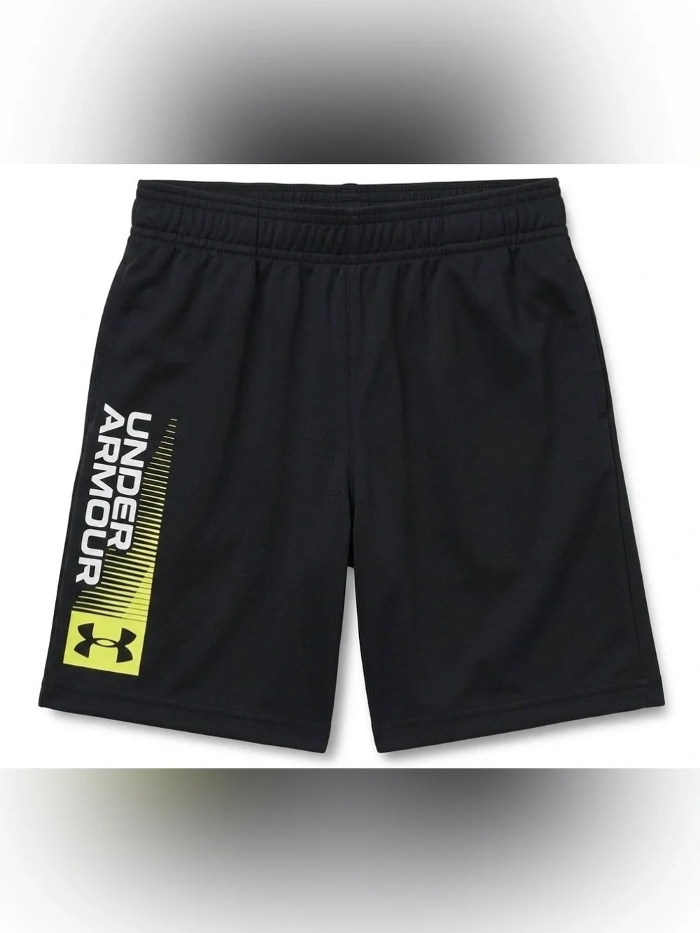 BUNDLE of 4 Umbro boys' athletic  shorts with a embossed retro checkered pattern
